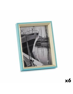 Cadre photo Romimex Blanc Bois de manguier Bois MDF 2 x 25 x 20 cm | Tienda24 Tienda24.eu