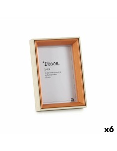 Photo frame Romimex Brown Beige Wood Resin 15 x 20 x 2 cm | Tienda24 Tienda24.eu