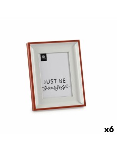 Photo frame Romimex Golden Wood Bone 23 x 28 x 2 cm | Tienda24 Tienda24.eu