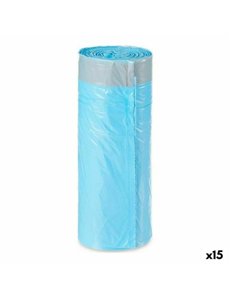 Müllsäcke Blau Polyäthylen 15 Stück (30 L) | Tienda24 Tienda24.eu