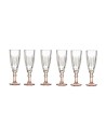 Coupe de champagne Verre Marron 6 Unités (170 ml) | Tienda24 Tienda24.eu