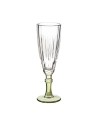 Champagne glass Exotic Crystal Green 6 Units (170 ml) | Tienda24 Tienda24.eu