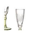 Champagne glass Exotic Crystal Green 6 Units (170 ml) | Tienda24 Tienda24.eu