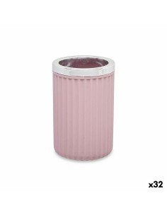 Zahnbürstenhalter DKD Home Decor Grau Harz 7,6 x 7,6 x 10 cm | Tienda24 Tienda24.eu