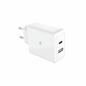 Chargeur mural KSIX Blanc 65 W de KSIX, Chargeurs - Réf : S1906350, Prix : 15,60 €, Remise : %