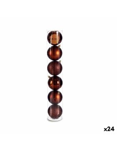 Boules de Noël Rose Plastique 6 x 6 x 6 cm (30 Unités) | Tienda24 Tienda24.eu