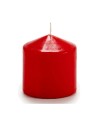 Vela Vermelho (7 x 8 x 7 cm) (4 Unidades) | Tienda24 Tienda24.eu