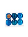 Set di palline di Natale Azzurro Plastica 7 x 8 x 7 cm (12 Unità) da Krist+, Natale - Ref: S3622490, Precio: 24,39 €, Descuen...