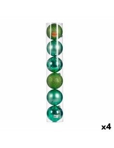 Set di palline di Natale 6 Pezzi Verde Plastica 15 x 16 x 15 cm (4 Unità) da Krist+, Natale - Ref: S3622492, Precio: €54.18, ...