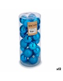 Weihnachtskugeln-Set Blau Kunststoff 5 x 6 x 5 cm (12 Stück) | Tienda24 Tienda24.eu