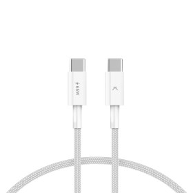 Cabo USB KSIX Branco 1 m de KSIX, Cabos USB - Ref: S1906668, Preço: 12,79 €, Desconto: %