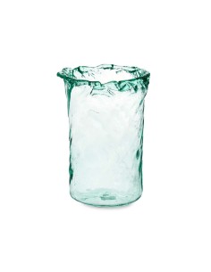 Vaso Alexandra House Living Branco Prateado Cerâmica 14 x 9 x 24 cm | Tienda24 Tienda24.eu