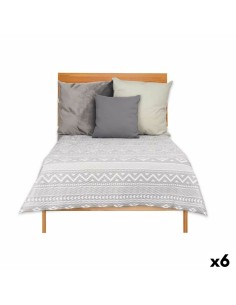 Steppdecke Alexandra House Living Banús Perlgrau 280 x 290 cm | Tienda24 Tienda24.eu