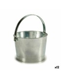 Vaso Secchio Argentato Zinco 25 x 30 x 26,5 cm (12 Unità) da Ibergarden, Vasi tradizionali - Ref: S3623081, Precio: 48,09 €, ...