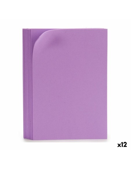 Moosgummi Violett 65 x 0,2 x 45 cm (12 Stück) | Tienda24 Tienda24.eu