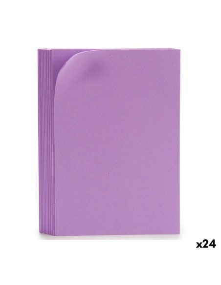 Moosgummi Violett 30 x 2 x 20 cm (24 Stück) | Tienda24 Tienda24.eu