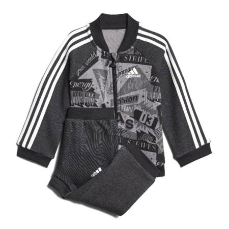 Trainingsanzug für Babys Adidas I BBALL JOG FT Grau von Adidas, Sportbekleidung - Ref: S2006556, Preis: 0,00 €, Rabatt: %