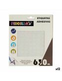 Adhesive labels White Ø 13 mm (12 Units) | Tienda24 Tienda24.eu