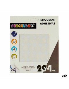 Etichette adesive Bianco 17 x 24 mm Ovale (12 Unità) da Pincello, Etichette adesive e adesivi - Ref: S3623261, Precio: 2,58 €...