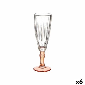 Champagne glass Exotic Crystal Salmon 6 Units (170