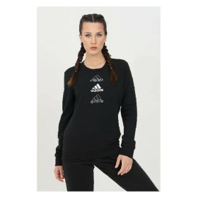 Sudadera sin Capucha Mujer Adidas W S SWT GL1400 Negro de Adidas, Mujer - Ref: S2014462, Precio: 42,06 €, Descuento: %