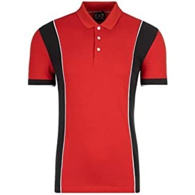 Polo de Manga Curta Homem Armani Jeans 3GPF81 PJ61Z C1450 Vermelho Algodão (M) de Armani Jeans, Polos - Ref: S2015677, Preço:...