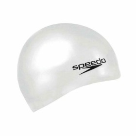 Gorro de Natación Speedo PLAIN FLAT Blanco Silicona de Speedo, Gorros - Ref: S2016759, Precio: 10,65 €, Descuento: %