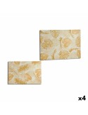 Canvas Leaf of a plant Golden 120 x 80 x 2,5 cm (4 Units) | Tienda24 Tienda24.eu