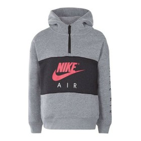 Sweat à capuche enfant Nike 342S-GEH Gris de Nike, Garçon - Réf : S2016954, Prix : 41,75 €, Remise : %