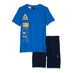 Conjunto Deportivo para Niños Reebok BK4380 Azul de Reebok, Conjuntos deportivos - Ref: S2016993, Precio: 28,99 €, Descuento: %