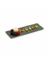 bandeja de aperitivos Preto Ardósia 30,3 x 0,5 x 10 cm (24 Unidades) | Tienda24 Tienda24.eu