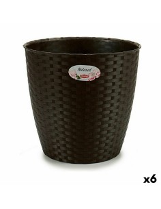 Blumentopf Romimex Braun Metall 38 x 44 x 38 cm | Tienda24 Tienda24.eu