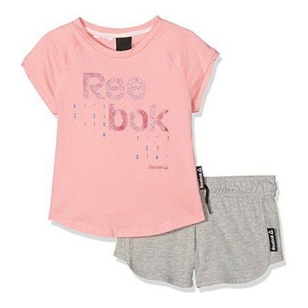 Children’s Tracksuit Reebok G ES SS BK4374 Pink by Reebok, Girls - Ref: S2017523, Price: 23,62 €, Discount: %