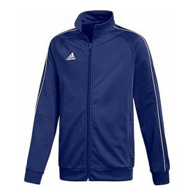 Sportjacke für Kinder Adidas CORE18 PES JKTY CV3577 Marineblau Polyester (10 Jahre) von Adidas, Warme Kleidung - Ref: S201754...