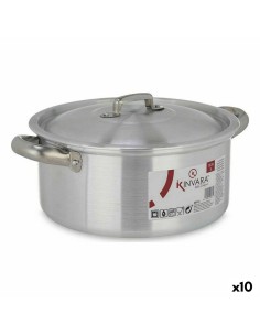 Casserole avec Couvercle en Verre Quttin 5,3 L (2 Unités) | Tienda24 Tienda24.eu