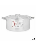 Topf mit Deckel Silberfarben Aluminium 12,5 L (3 Stück) | Tienda24 Tienda24.eu