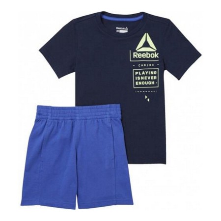 Children's Sports Outfit Reebok B ES SS SET CF4289 Navy by Reebok, Sets - Ref: S2018262, Price: 27,43 €, Discount: %