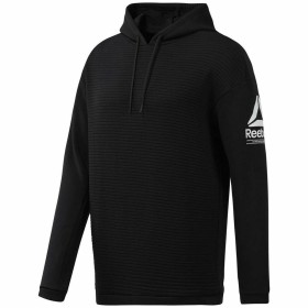 Felpa con Cappuccio Uomo Reebok FLEECE OTH HOOD EC0880 Nero di Reebok, Uomo - Rif: S2019366, Prezzo: 43,49 €, Sconto: %