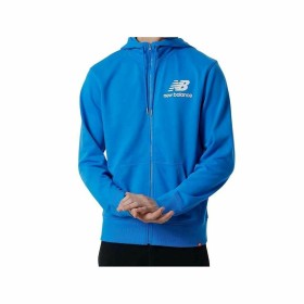 Sudadera con Capucha y Cremallera Hombre New Balance MJ03558 SBU Azul de New Balance, Hombre - Ref: S2020042, Precio: 41,09 €...