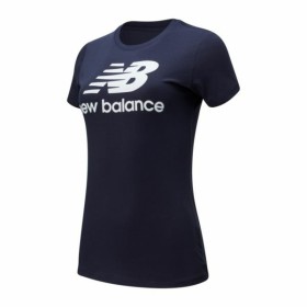 Camisola de Manga Curta Mulher New Balance WT91546 Marinha de New Balance, Mulher - Ref: S2020059, Preço: 15,56 €, Desconto: %