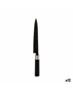 Küchenmesser Schwarz Silberfarben Edelstahl Kunststoff 5 x 30 x 2,5 cm (12 Stück) | Tienda24 Tienda24.eu