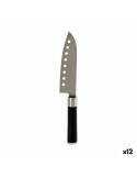 Kitchen Knife Black Silver Stainless steel Plastic 5 x 30 x 2,5 cm (12 Units) | Tienda24 Tienda24.eu