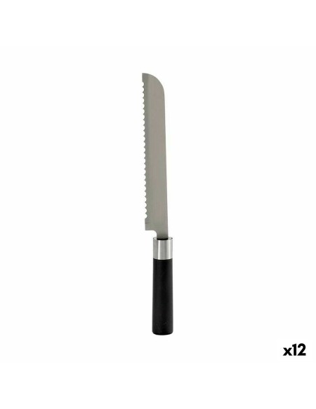 Serrated Knife 3,5 x 2 x 33 cm Stainless steel Plastic (12 Units) | Tienda24 Tienda24.eu