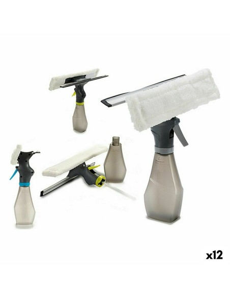 Window Cleaner with Integrated Vaporiser Double Plastic 26 x 27,5 x 26 cm (12 Units) | Tienda24 Tienda24.eu