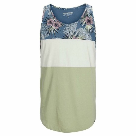 T shirt à manches courtes Enfant JORVENICE BLOCK TANK TOP Jack & Jones 12210056 Bleu de Jack & Jones, Garçon - Réf : S2020774...