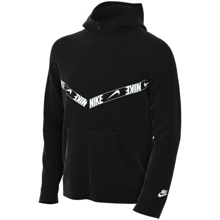 Children’s Hoodie REPEAT PK FZ HOODIE Nike DQ5100 010 Black by Nike, Boys - Ref: S2021115, Price: 50,34 €, Discount: %