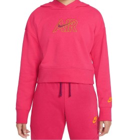 Felpa con Cappuccio da Bambina CROP HOODIE Nike DM8372 666 Rosa di Nike, Bambina - Rif: S2021120, Prezzo: 41,12 €, Sconto: %