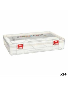 Stapelbare Organizer-Box Confortime mit Deckel 17,5 x 13 x 8,5 cm (12 Stück) | Tienda24 Tienda24.eu