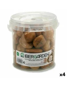 Pedras Decorativas 3 Kg Cinzento escuro (4 Unidades) | Tienda24 Tienda24.eu