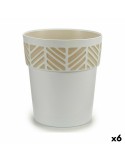 Vaso Autoirrigável Stefanplast Orfeo Branco Plástico 29 x 29 x 29 cm (6 Unidades) | Tienda24 Tienda24.eu